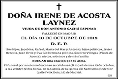 Irene de Acosta Laynez